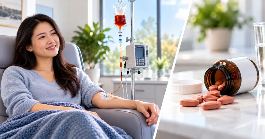 Iron Infusion vs. Iron Pills: Which Option Makes Sense for You